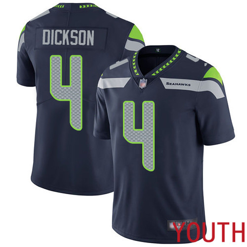 Seattle Seahawks Limited Navy Blue Youth Michael Dickson Home Jersey NFL Football 4 Vapor Untouchable